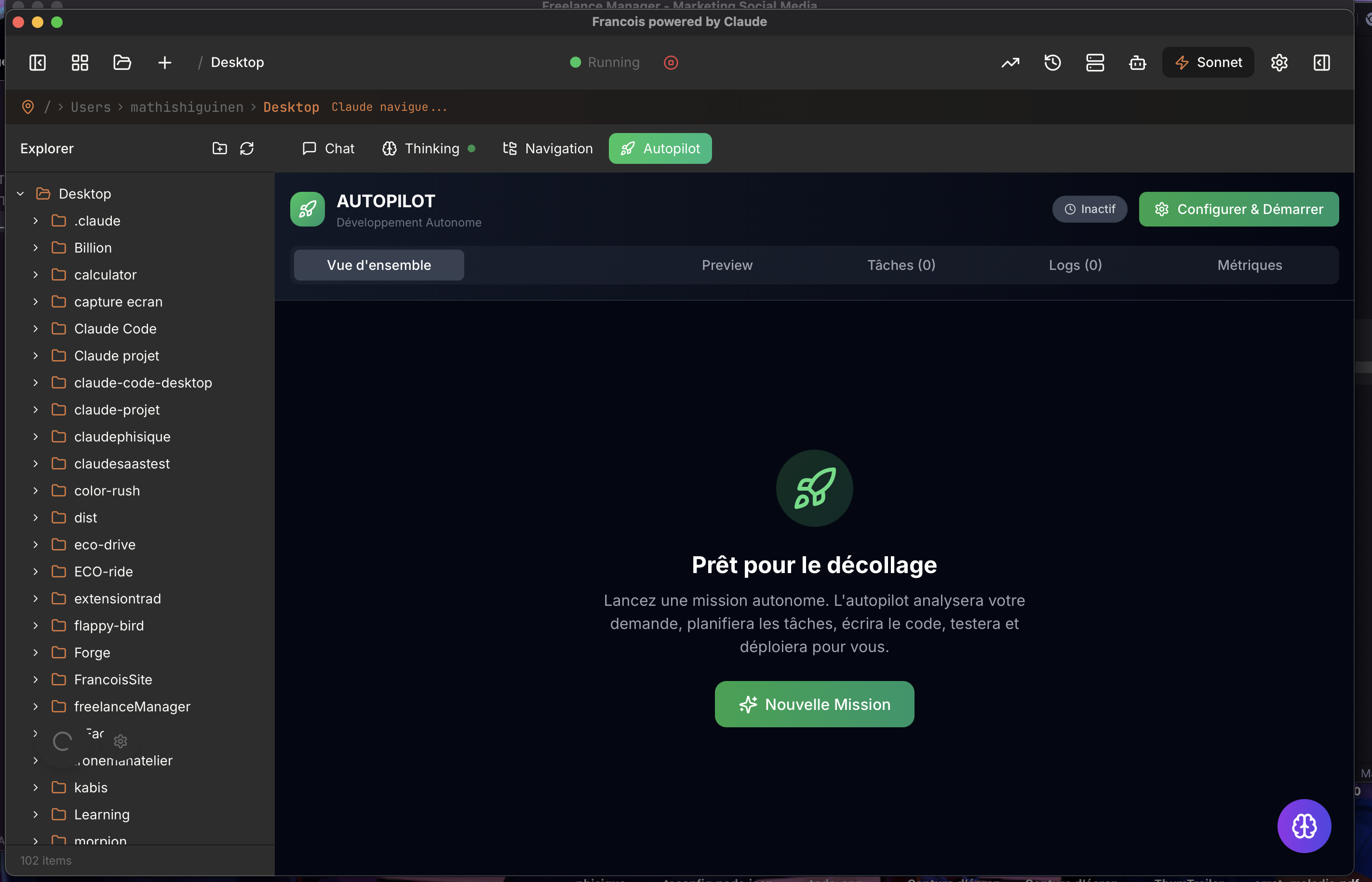 François Autopilot - Prêt pour le décollage